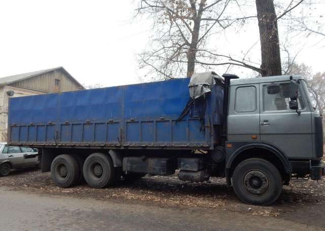 Маз с прицепом тонар