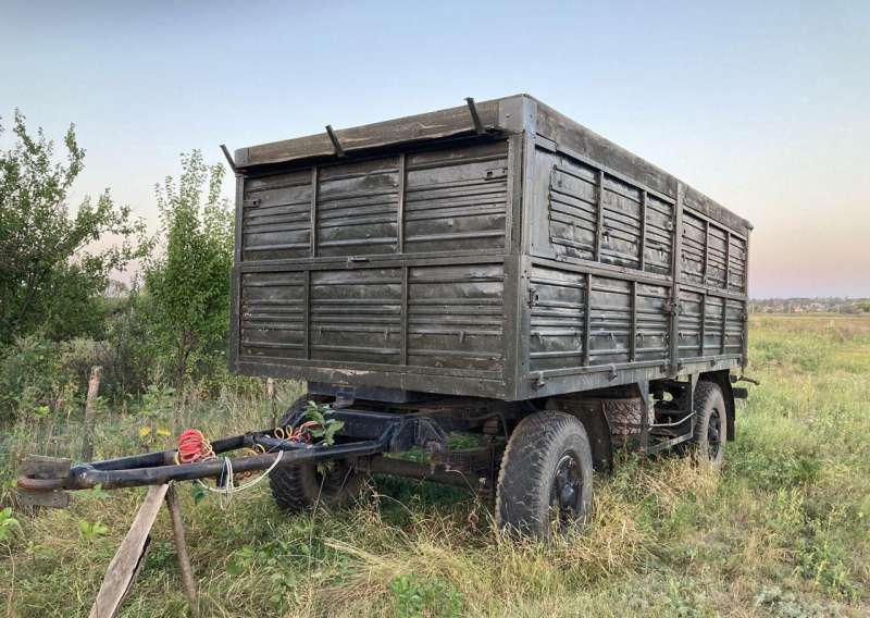 Маз сельхозник с прицепом