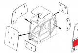 Стекло двери нижнее 11149772 Volvo BL71Plus