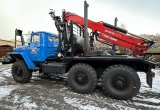 Урал лесовоз турбо капитальный ремонт с новым КМУ