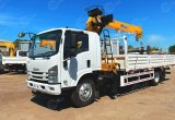 Бортовой грузовик Isuzu 4x2 дв 139kw гп 6т c КМУ