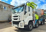 Автобетоносмеситель на шасси Isuzu 8x4 дв 309 Kw, бочка
