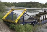 Водный погрузчик для уборки камыша, ряски, мусора, ила