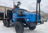 Лесовозный тягач Урал с манипулятором