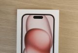 Новый iPhone 15 256 ГБ розового цвета