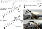 Стрела грузовая на фронтальный погрузчик Mitsuber ML333