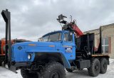 Лесовозный тягач Урал с манипулятором
