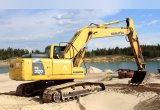 Гусеничный экскаватор Komatsu 220, 2012 г, гидролинии