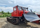 Трактор трелевочный тт-4 с плугом лесным, лесопожарный