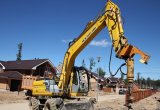 Ямобур на экскаватор 15 - 20 тонн со шнеками 150 - 1000