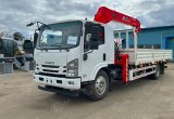 Бортовой грузовик Isuzu 4x2 дв 139kw гп 6т, c КМУ