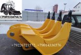 Jcb doosan volvo cat корчеватель 4-х зубый экскаватора