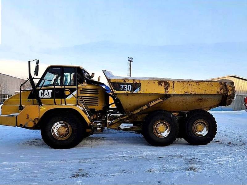 Сочлененный самосвал думпер CAT 730, х2 шт