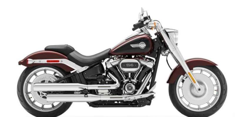 Harley-Davidson Fat Boy 2022 Midnight Crimson/Blac