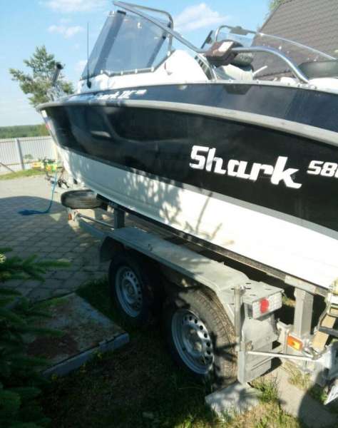 Катер Silver Shark DC 580+Suzuki 140+прицеп Respo