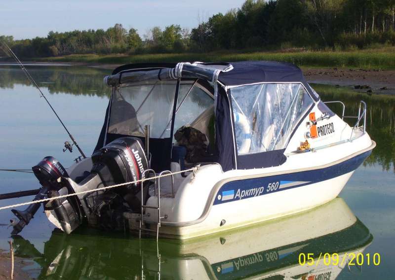 Скоро лето Каютный катер "Арктур 560" Ямаха 140
