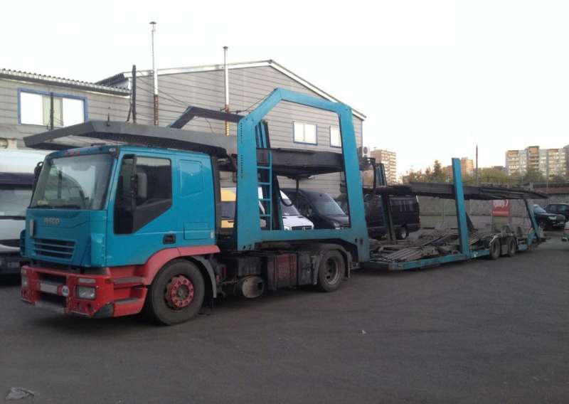 Автовоз iveco Stralis 400 прицеп- установка lohr
