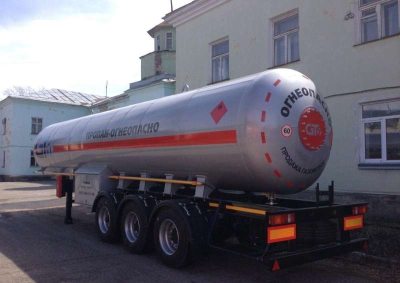 Полуприцеп газовоз GT7 ППЦТ-40, 2021