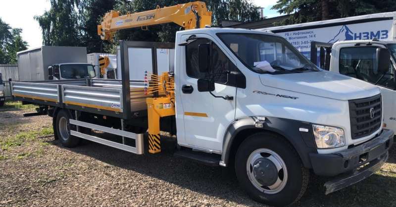 ГАЗ ГАЗон Next C41R33 с КМУ, 2021