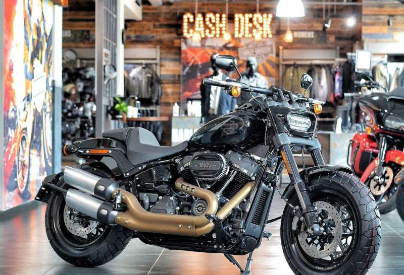 Softail, Fat Bob 114 Harley-Davidson Black 2022
