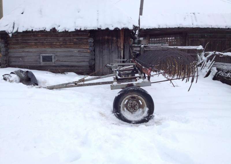 Грабли поперечные 4 метра