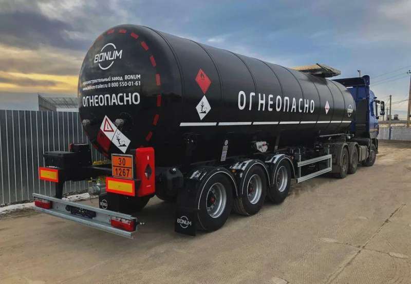 Полуприцеп битумовоз Bonum 27 куб.м, 2022