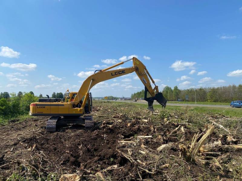 Корчеватель пней на экскаватор Komatsu PC300