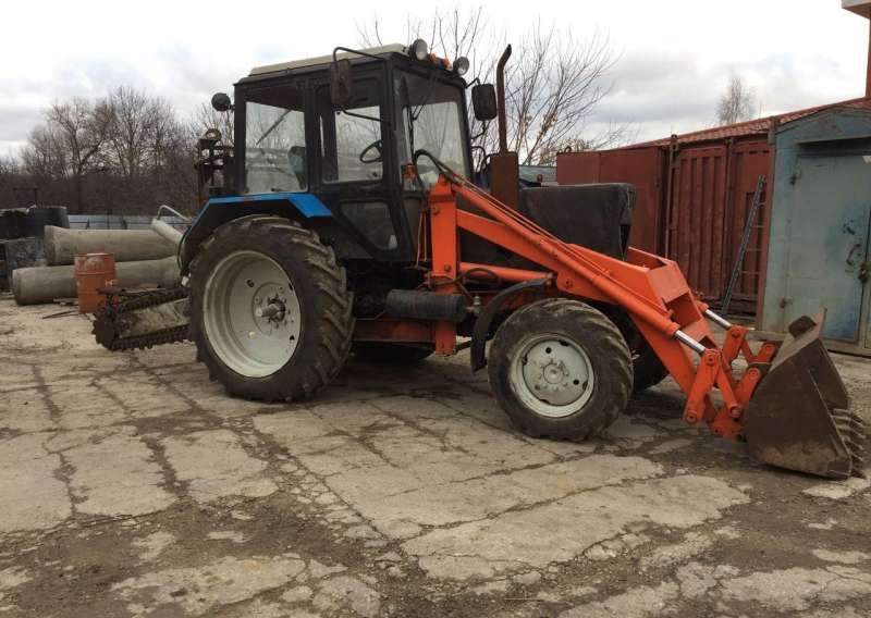 Баровая Грунторезная Машина бгм-3У на базе мтз82.1