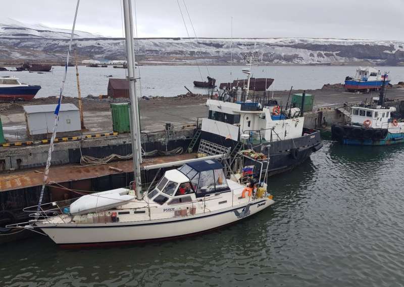 Яхта океанского класса Trekker 41 во Владивостоке