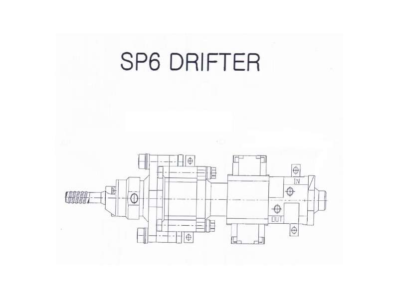 Запчасти на гидроперфоратор SP6 Soosan  JunJin