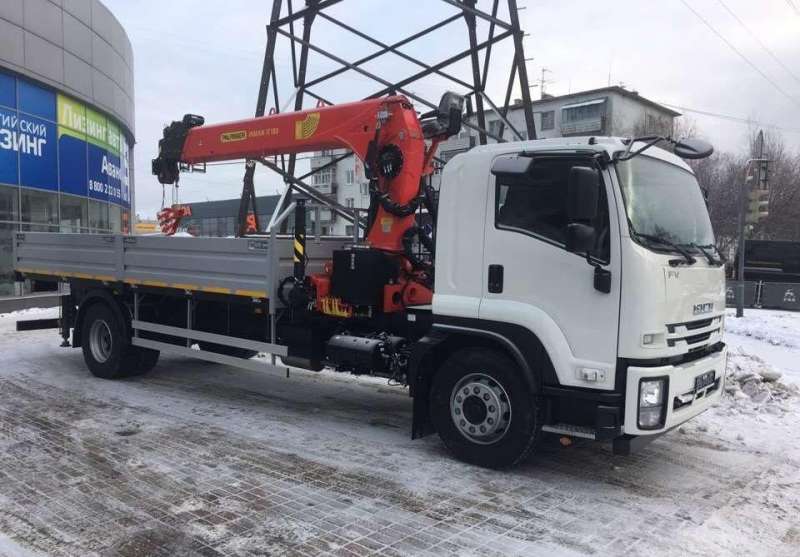 Кран-манипулятор Isuzu FVR 34 с кму ит 150