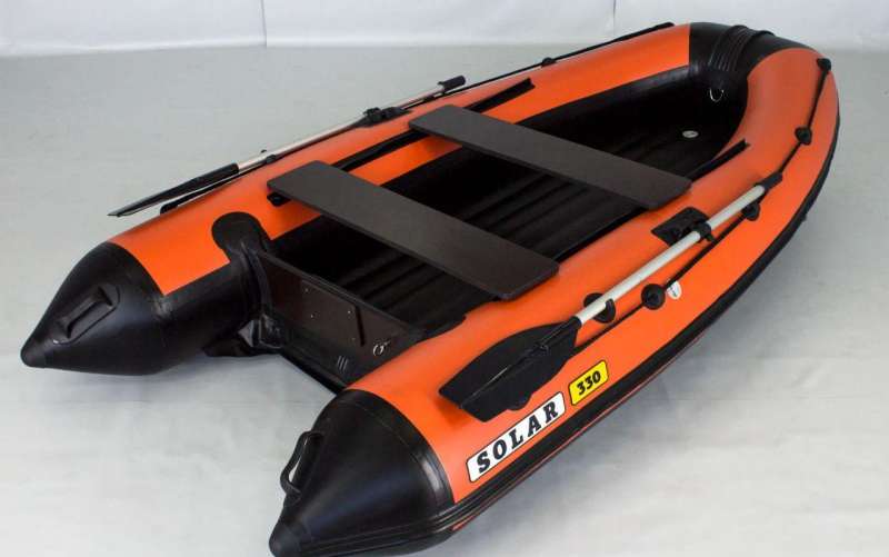 Лодка надувная транц. "Солар Максима-330" зеленый