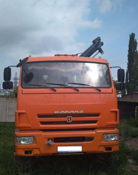 Камаз 6911(6х6) кму с манипулятором им 180(люлька)