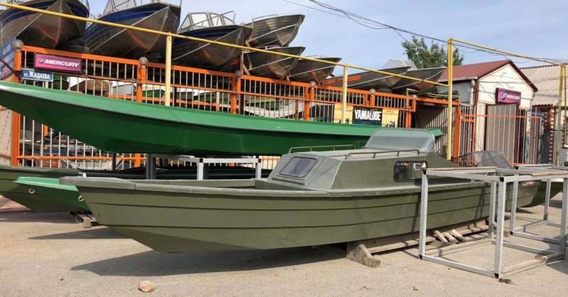 Лодка каютная Каспий 76-90 производство RiverBoat
