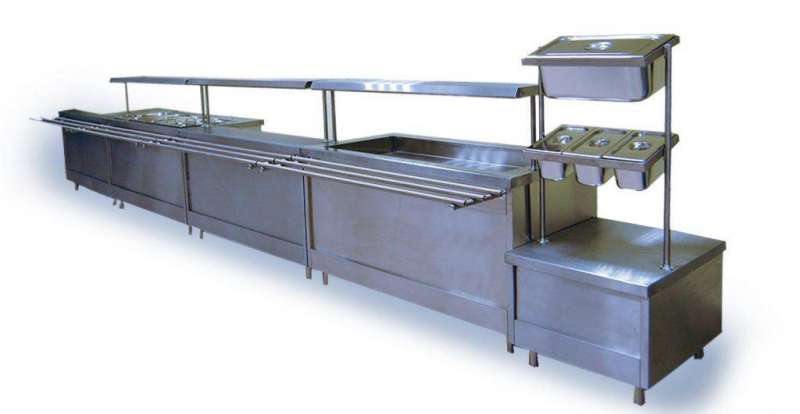 Линия раздачи питания рада 5 модулей длиной 5110мм