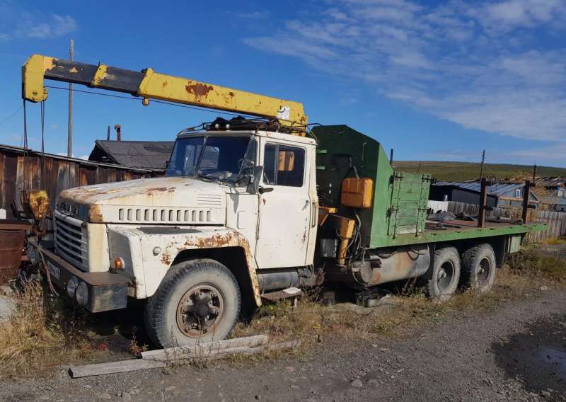 Краз-250 с манипулятором