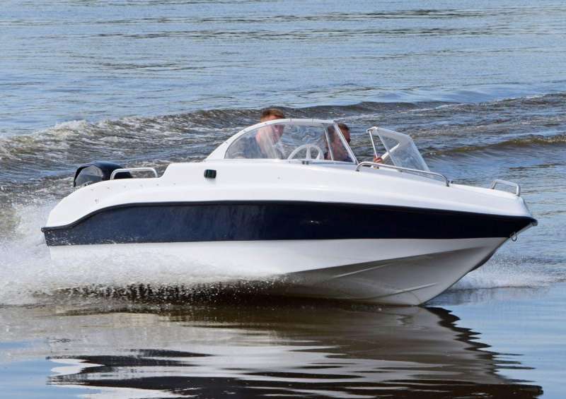 Новый катер (моторная лодка) Неман 450 Open