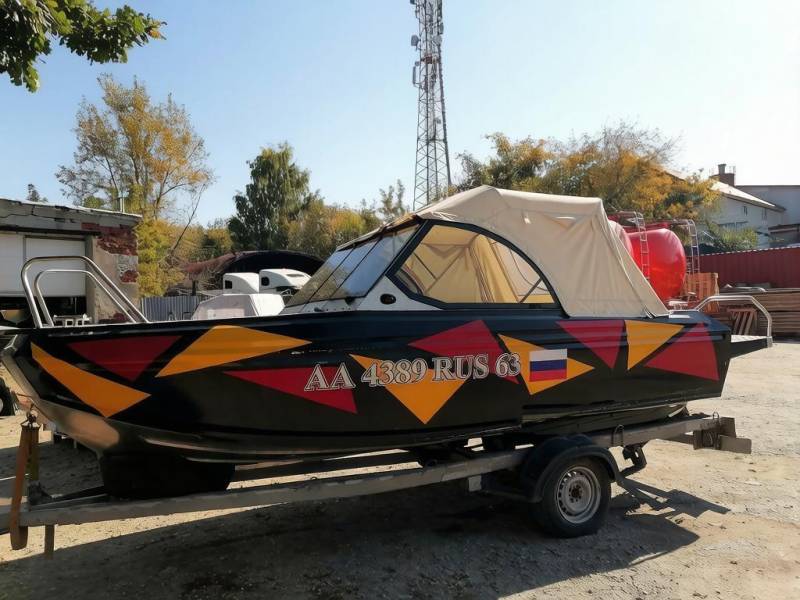 Алюминиевая лодка «Егерь ПроR 49107» с реданом на заказ