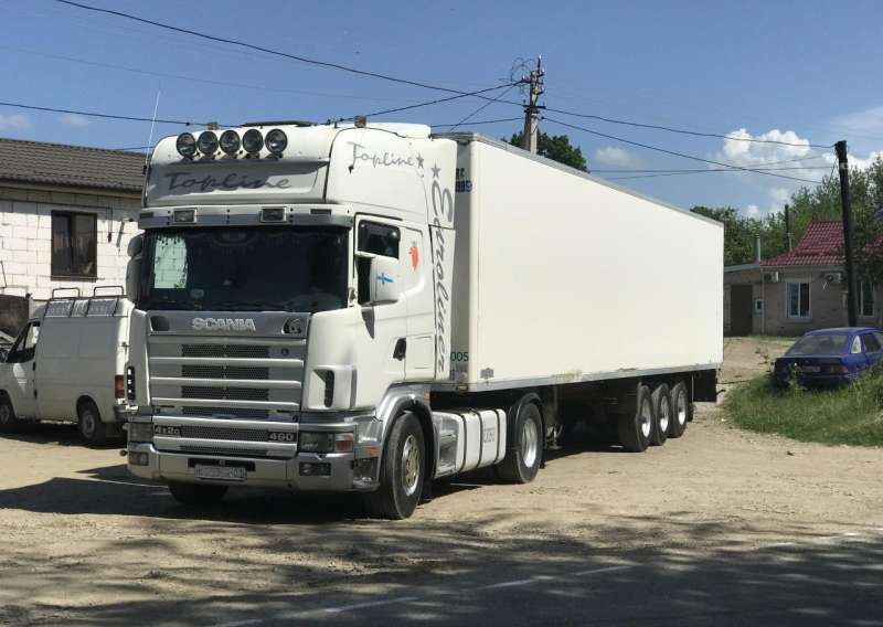 Сцепка Скания R-144 L460 V8 2000г + Реф