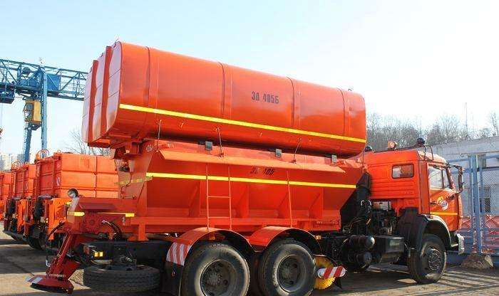 Комбинированная дорожная машина эд405Б камаз 65115