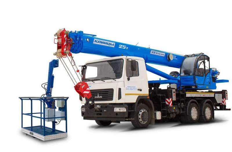 Пкс 55713-6К-4В кран подъемник 25т. (маз-6312) ово