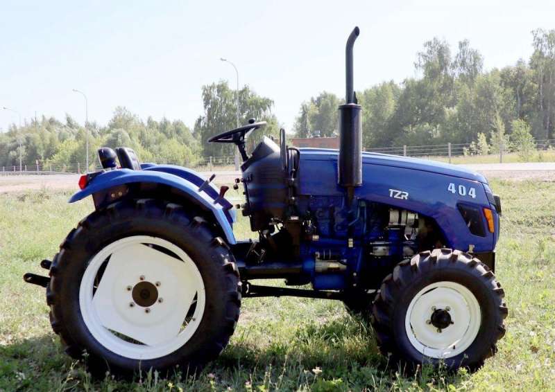 Минитрактор TZR Т-404 + Грабли
