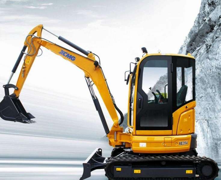 Мини-экскаватор XCMG XE35U, 2021