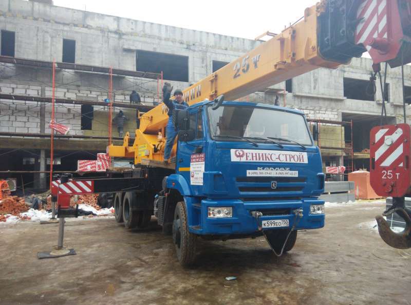 Аренда крана quot;галичанинquot; 25 т