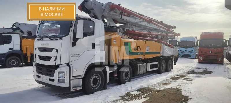 Автобетононасос Isuzu Giga 47 м, 2025