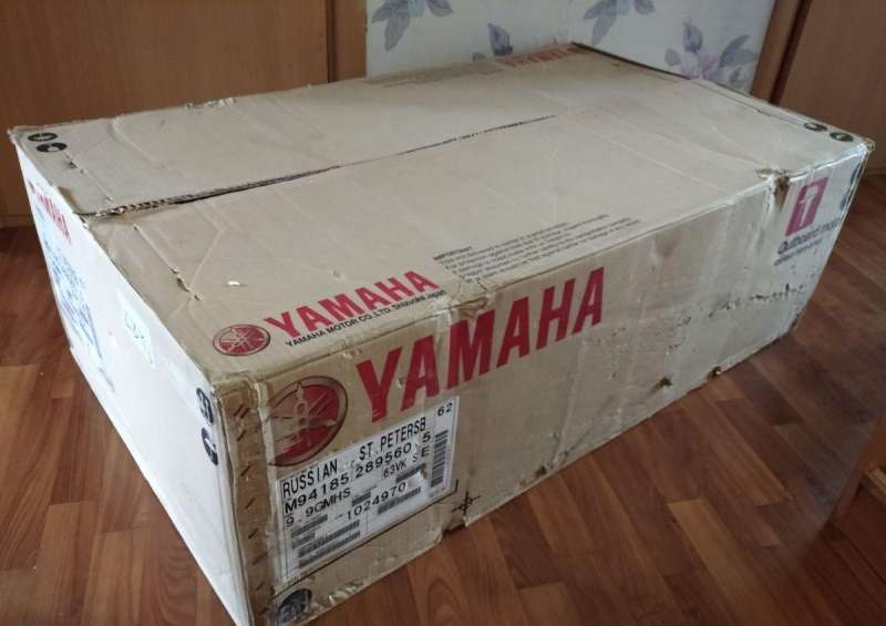 Коробка от Ямаха 9.9