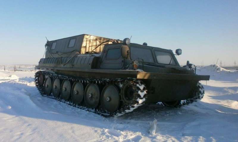 Снегоболотоход гусеничный газ-34039