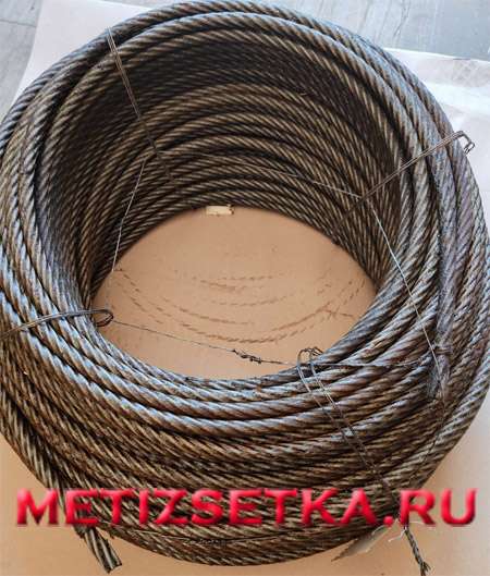 Трос для крана гост 7668-80 с органическим сердечником