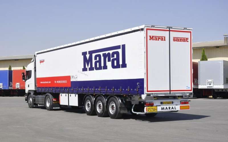 Полуприцеп Шторный 92м3 Maral