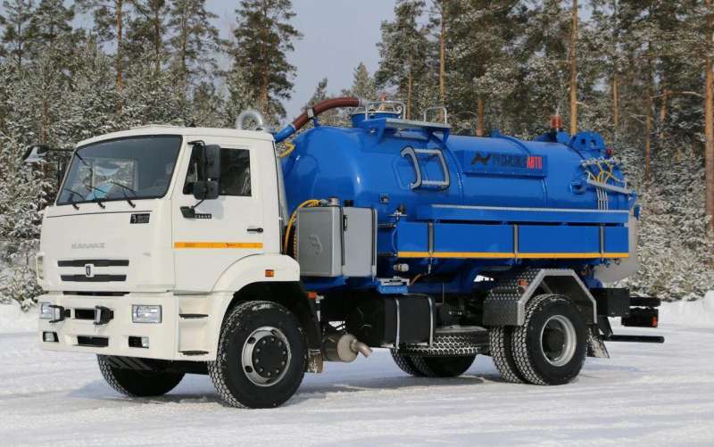 Илососная машина мвс-10 на шасси камаз-53605-48 Е